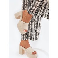 Heeled sandals model 209943 Step in style - 41 - Beige