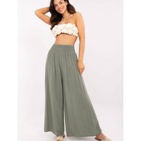 Women trousers model 210684 Och Bella - S - Green