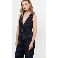 Gilet model 212178 awama - L - Navy blue