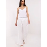 Women trousers model 212284 Italy Moda - ONE-SIZE-FITS-ALL - White