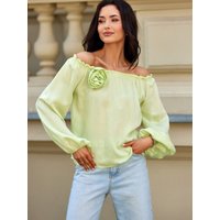 Blouse model 212418 Roco Fashion - 40 - Green