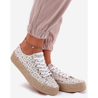 Platform sneakers model 212617 Step in style - 37 - White