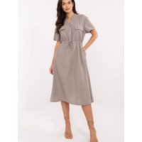 Daydress model 213595 Italy Moda - ONE-SIZE-FITS-ALL - Beige