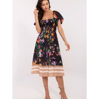 Daydress model 213610 Italy Moda - ONE-SIZE-FITS-ALL - Black