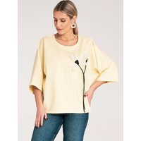 Blouse model 214899 Figl - ONE-SIZE-FITS-ALL - Yellow