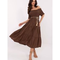 Daydress model 215181 Italy Moda - ONE-SIZE-FITS-ALL - Brown