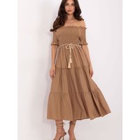 Daydress model 215185 Italy Moda - ONE-SIZE-FITS-ALL - Brown