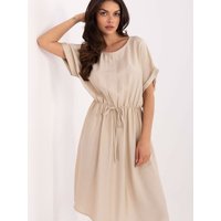 Daydress model 215212 Italy Moda - ONE-SIZE-FITS-ALL - Beige