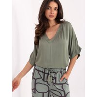 Blouse model 215227 Och Bella - L - Green