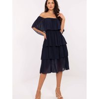 Cocktail dress model 215561 Och Bella - ONE-SIZE-FITS-ALL - Navy blue