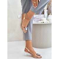 Heel sandals model 215721 Step in style - 41 - Yellow