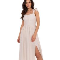 Daydress model 215883 Italy Moda - ONE-SIZE-FITS-ALL - Beige