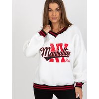 Sweatshirt model 216169 Ex Moda - ONE-SIZE-FITS-ALL - White