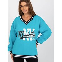 Sweatshirt model 216171 Ex Moda - ONE-SIZE-FITS-ALL - Blue