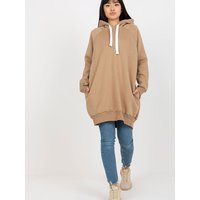 Sweatshirt model 216186 Ex Moda - ONE-SIZE-FITS-ALL - Beige