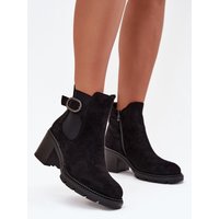 Heel boots model 216653 Step in style - 39 - Black
