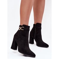 Heel boots model 216951 Step in style - 36 - Black