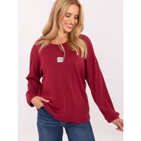 Blouse model 217043 Relevance - ONE-SIZE-FITS-ALL - Red