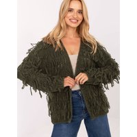 Cardigan model 217062 Rue Paris - ONE-SIZE-FITS-ALL - Green