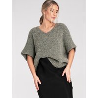 Short sleeve sweater model 217070 Figl - ONE-SIZE-FITS-ALL - Green
