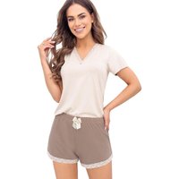 Pyjama model 217111 Donna - L - Beige