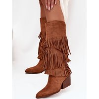 Heel boots model 217823 Step in style - 36 - Brown