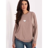 Sweatshirt model 217861 Rue Paris - ONE-SIZE-FITS-ALL - Beige