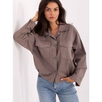 Long sleeve shirt model 217882 Rue Paris - ONE-SIZE-FITS-ALL - Beige