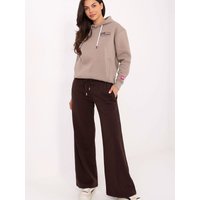 Tracksuit trousers model 218244 Relevance - S/M - Brown