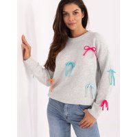 Jumper model 218332 Factory Price - ONE-SIZE-FITS-ALL - Grey