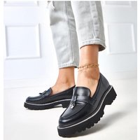 Mocassin model 218362 Solea - 37 - Black