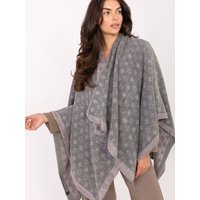 Poncho model 218601 Factory Price - ONE-SIZE-FITS-ALL - Grey