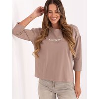 Blouse model 218837 Relevance - ONE-SIZE-FITS-ALL - Beige