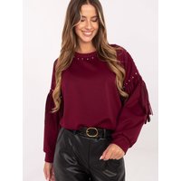 Sweatshirt model 219039 Rue Paris - ONE-SIZE-FITS-ALL - Red
