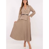 Daydress model 219188 Italy Moda - ONE-SIZE-FITS-ALL - Beige