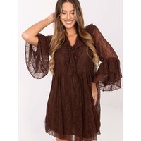 Evening dress model 219217 Italy Moda - ONE-SIZE-FITS-ALL - Brown