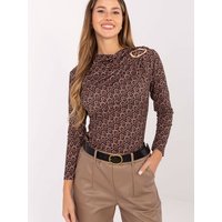 Blouse model 219381 Rue Paris - ONE-SIZE-FITS-ALL - Brown