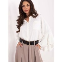 Long sleeve shirt model 219446 Rue Paris - ONE-SIZE-FITS-ALL - Beige