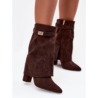 Heel boots model 219840 Step in style - 40 - Brown