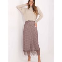 Long skirt model 219867 Rue Paris - ONE-SIZE-FITS-ALL - Beige