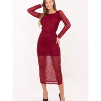 Lace skirt model 219892 Rue Paris - ONE-SIZE-FITS-ALL - Red