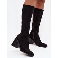 Heel boots model 220222 Step in style - 38 - Black