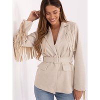 Jacket model 220234 Rue Paris - ONE-SIZE-FITS-ALL - Beige