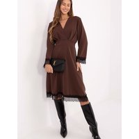 Cocktail dress model 220303 Italy Moda - ONE-SIZE-FITS-ALL - Brown