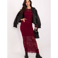 Long dress model 220438 Rue Paris - ONE-SIZE-FITS-ALL - Red