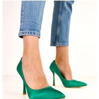 High heels model 220603 Solea - 36 - Green