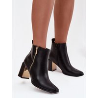 Heel boots model 220692 Step in style - 37 - Black