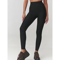 Long leggings model 220767 Makadamia - 36 - Black