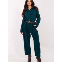 corduroy trousers model 220819 Italy Moda - ONE-SIZE-FITS-ALL - Green