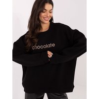 Sweatshirt model 220863 Rue Paris - ONE-SIZE-FITS-ALL - Black
